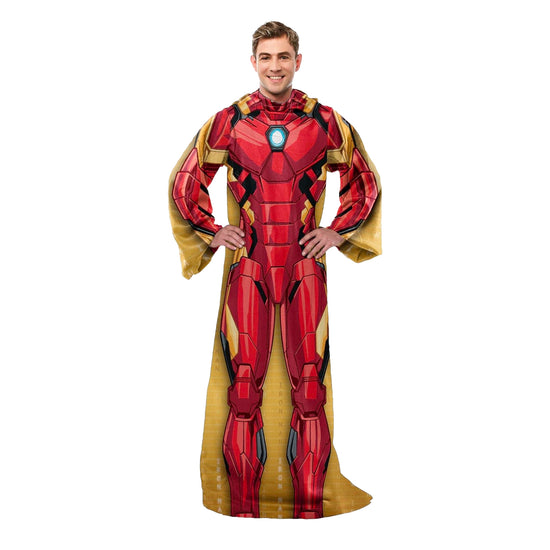 Iron Man (Marvel) Avengers Wearable Blanket With Sleeves