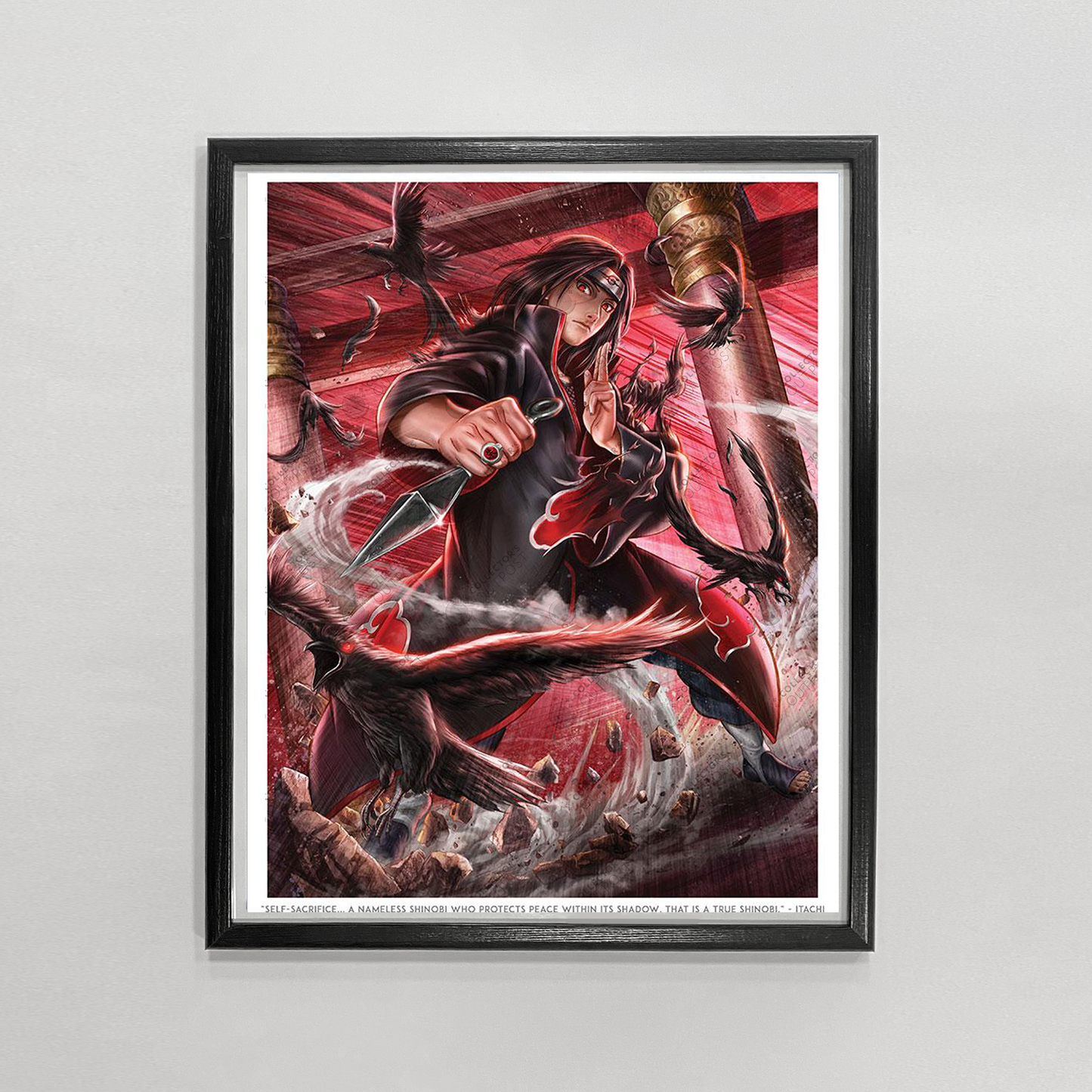 Itachi "The Clan Killer" (Naruto Shippuden) Premium Art Print