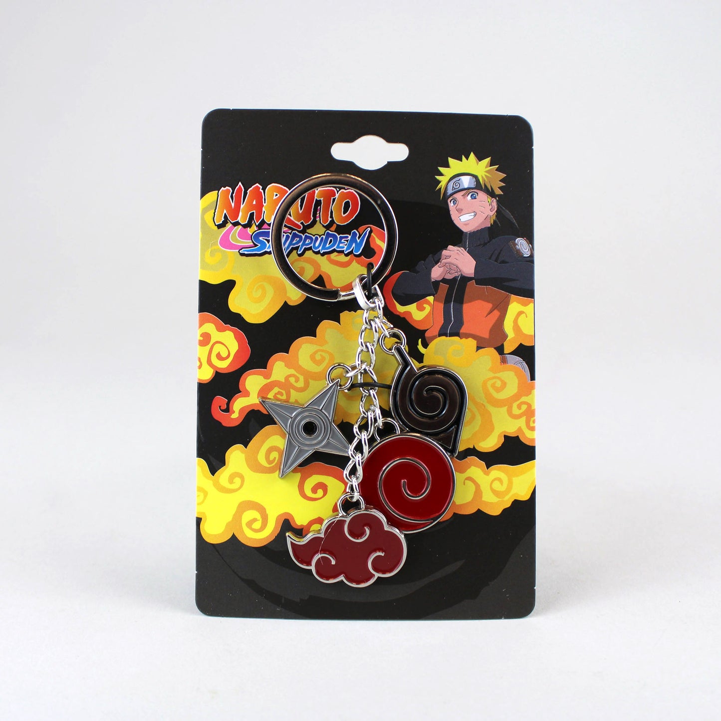 Akatsuki & Shuriken Multi-Charm Naruto Keychain