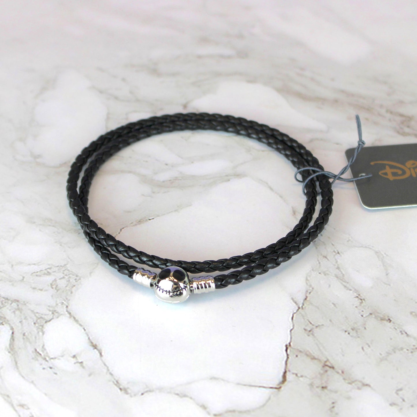 Pandora Moments Double Black Leather Bracelet | Sterling silver | Pandora MY