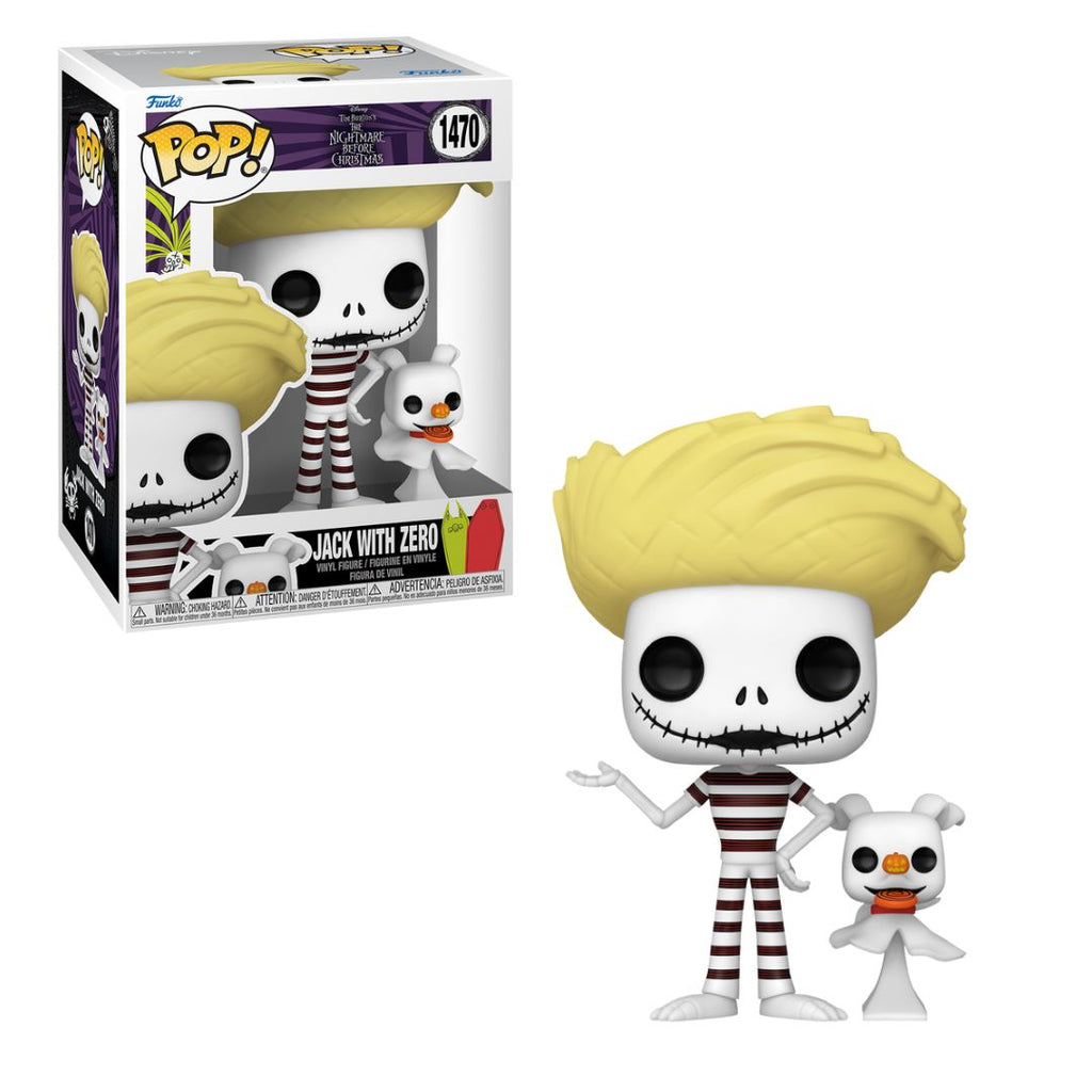 Nightmare Before sold Christmas 10 Inch Jack Skellington With Zero Funko Pop