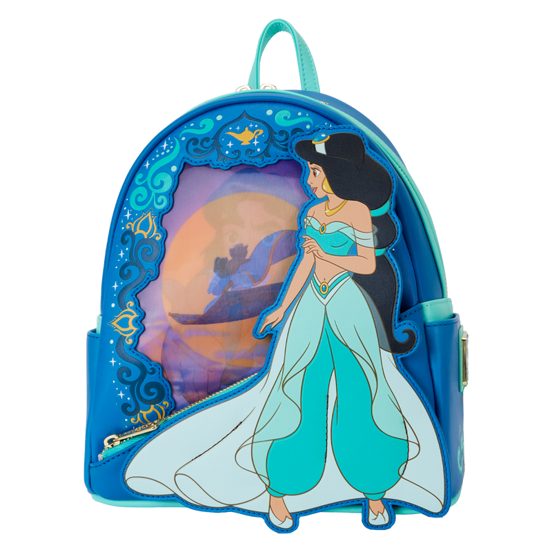 Jasmin and Aladdin Lenticular Dinsey Mini Backpack by Loungefly