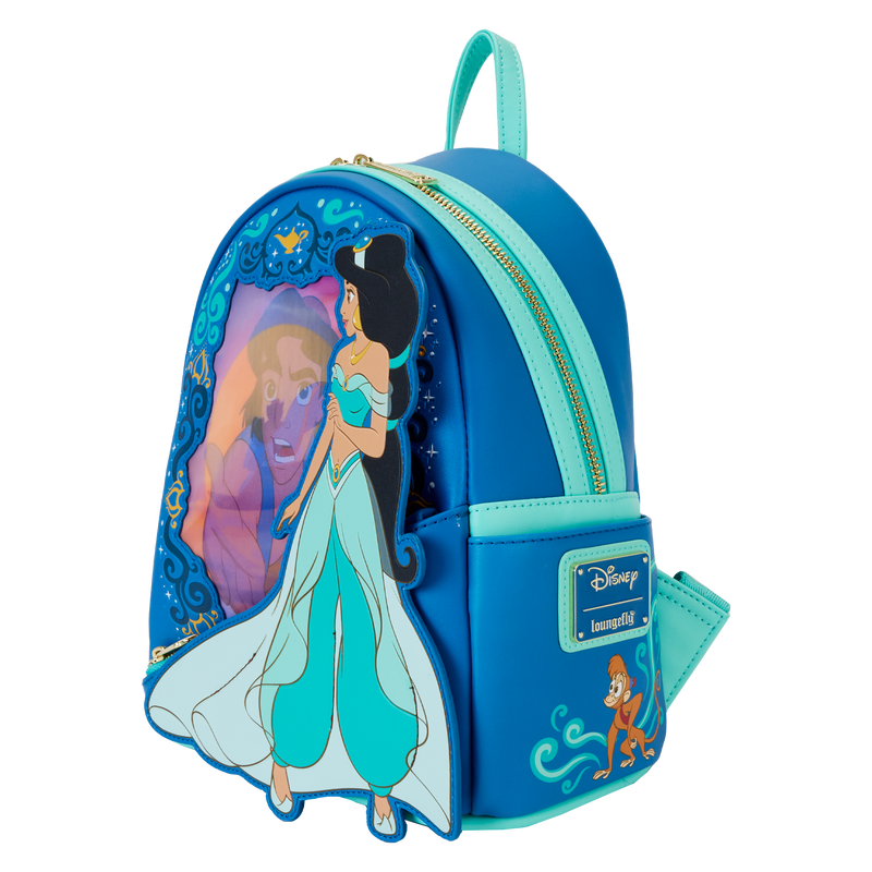 Jasmin and Aladdin Lenticular Dinsey Mini Backpack by Loungefly