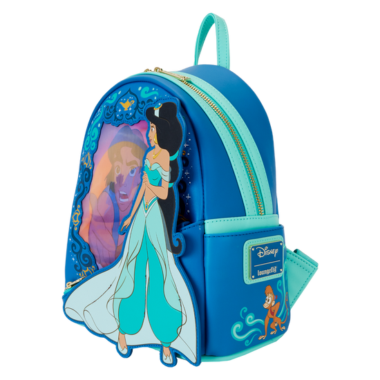 Jasmin and Aladdin Lenticular Dinsey Mini Backpack by Loungefly