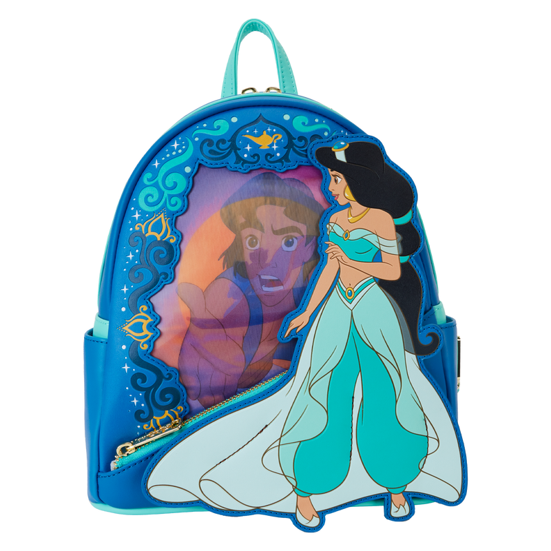 Jasmin and Aladdin Lenticular Dinsey Mini Backpack by Loungefly