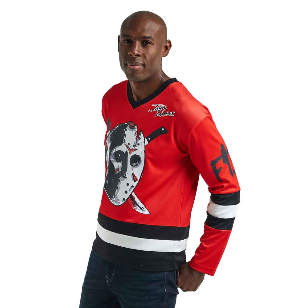 Friday the 13th Jason Voorhees Hockey Jersey – Cosplay & Horror Fan Edition