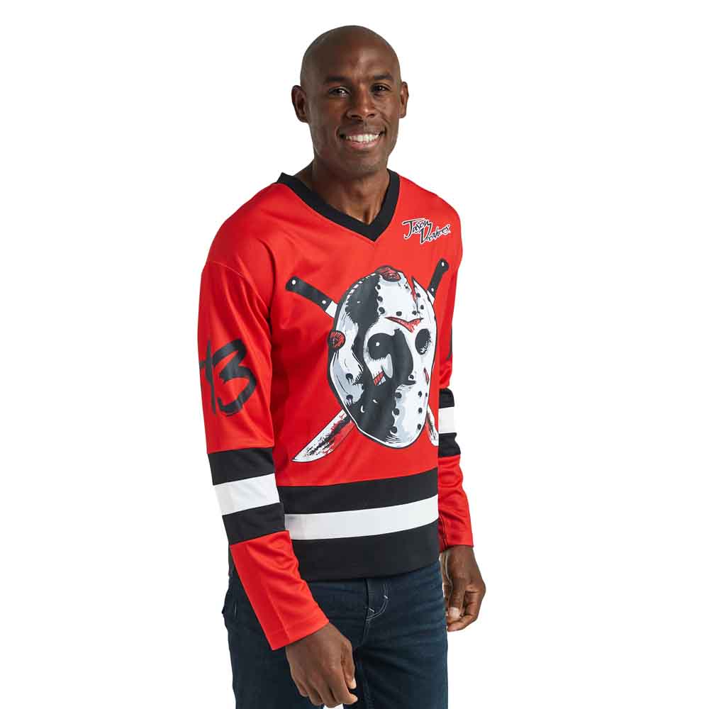 Friday the 13th Jason Voorhees Hockey Jersey – Cosplay & Horror Fan Edition