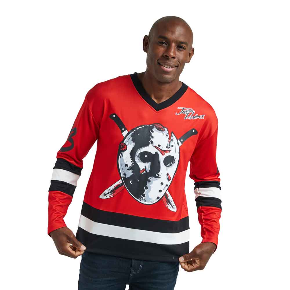 Friday the 13th Jason Voorhees Hockey Jersey – Cosplay & Horror Fan Edition