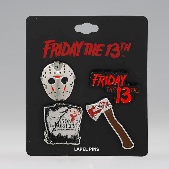 Jason Voorhees (Friday the 13th) Enamel Pin Set