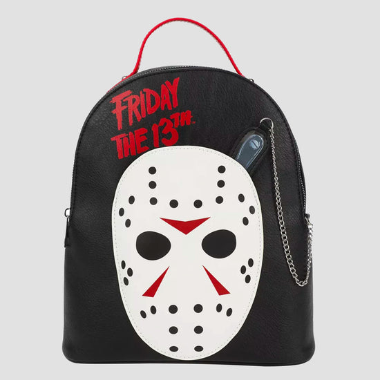 Jason Voorhees Mask & Cleaver (Friday the 13th) Mini Backpack & Coin Purse