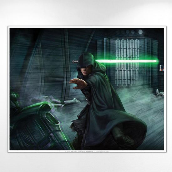 Jedi Master Luke Skywalker (Star Wars) Premium Art Print