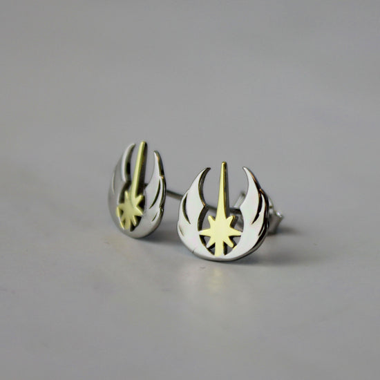 Jedi Order (Star Wars) Gold Plated Stud Earrings