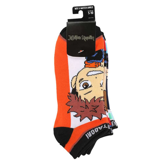 Jujutsu Kaisen Chibi Character Ankle Socks 5-Pack