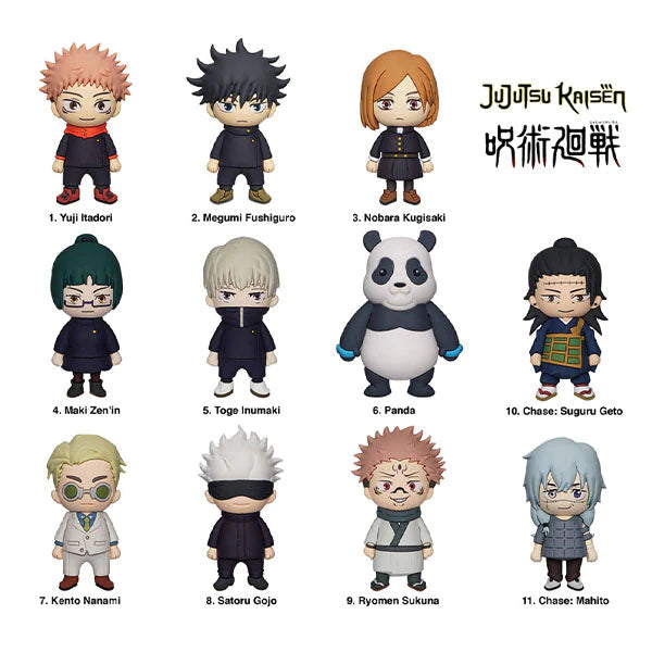 Load image into Gallery viewer, Jujutsu Kaisen (Series 2) 3D Sculpted Surprise Character Keychain Clip
