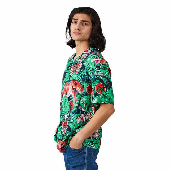 Jurassic Park Button-Up Shirt
