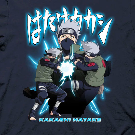 Kakashi Hatake Collage (Naruto Shippuden) Navy Blue Shirt