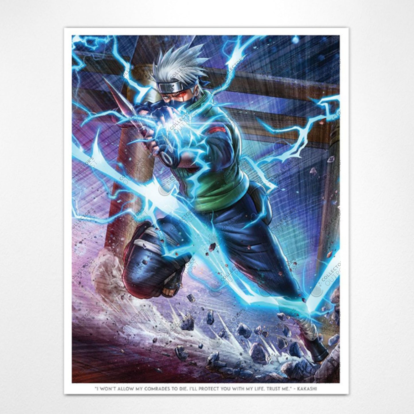 Mysterious Kakashi Art: Digital Download for Anime Fans and Collectors 