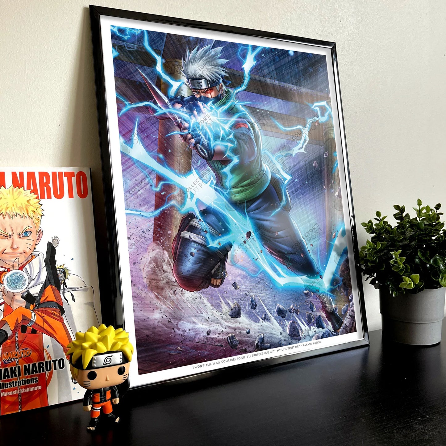 Naruto Kakashi Dark Blue Desktop Wallpaper - Naruto Wallpaper 4K