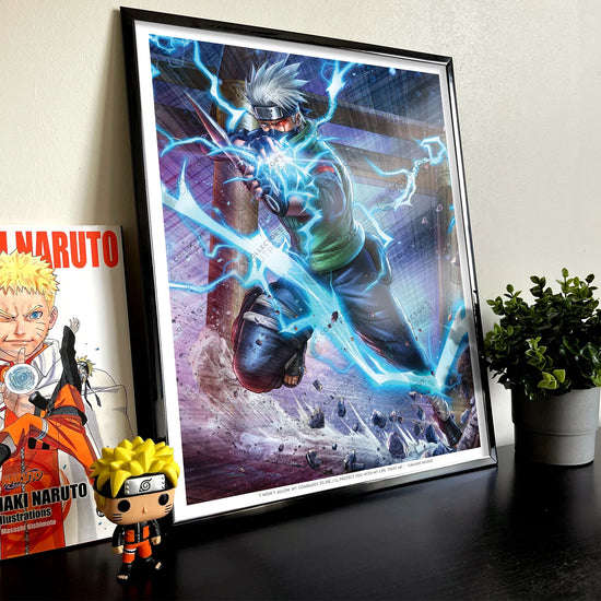 Load image into Gallery viewer, Kakashi Hatake &amp;quot;Copy Ninja&amp;quot; (Naruto Shippuden) Premium Art Print
