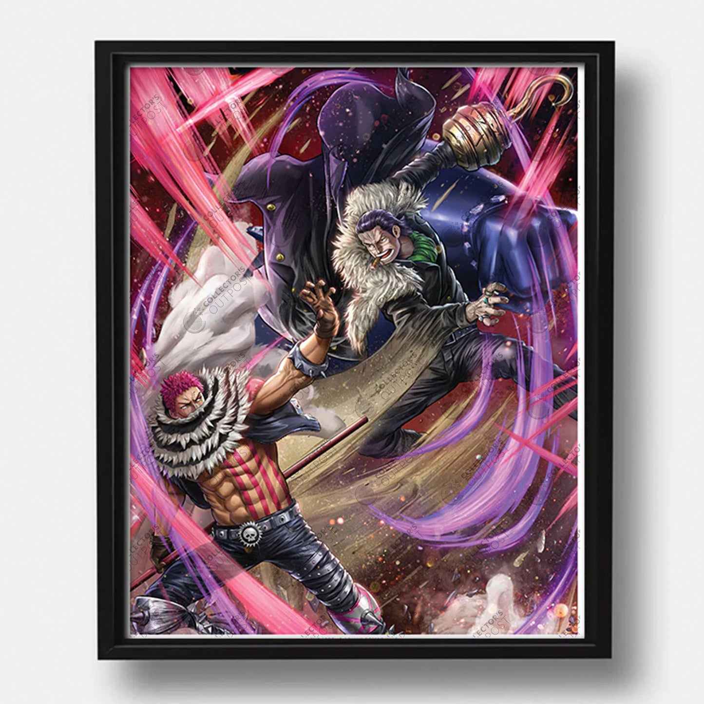 Katakuri & Sir Crocodile "The Second Son vs. Desert King" (One Piece) Premium Art Print