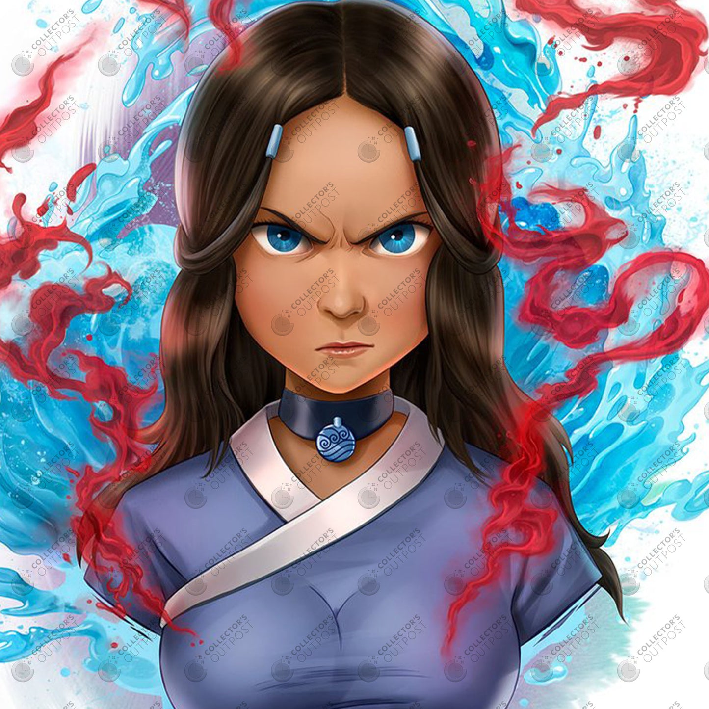Katara 'Blood Bender' (Avatar: The Last Airbender) Legacy Series Portrait Art Print