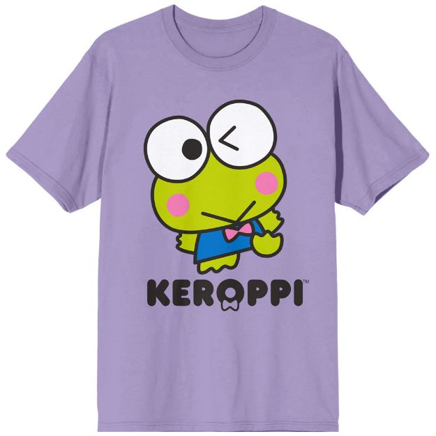 Sanrio Hello Kitty & Friens Keroppi Purple Unisex T-Shirt