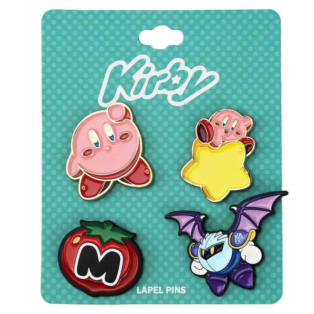 Kirby Characters Lapel Pin Set