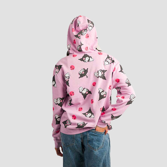 Kuromi (Hello Kitty & Friends) Sanrio AOP Zip-Up Hoodie