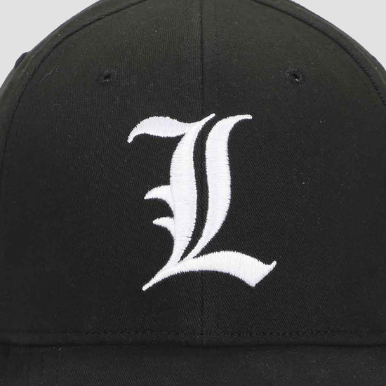 Load image into Gallery viewer, L (Death Note) &amp;quot;I Am Justice&amp;quot; Embroidered Hat
