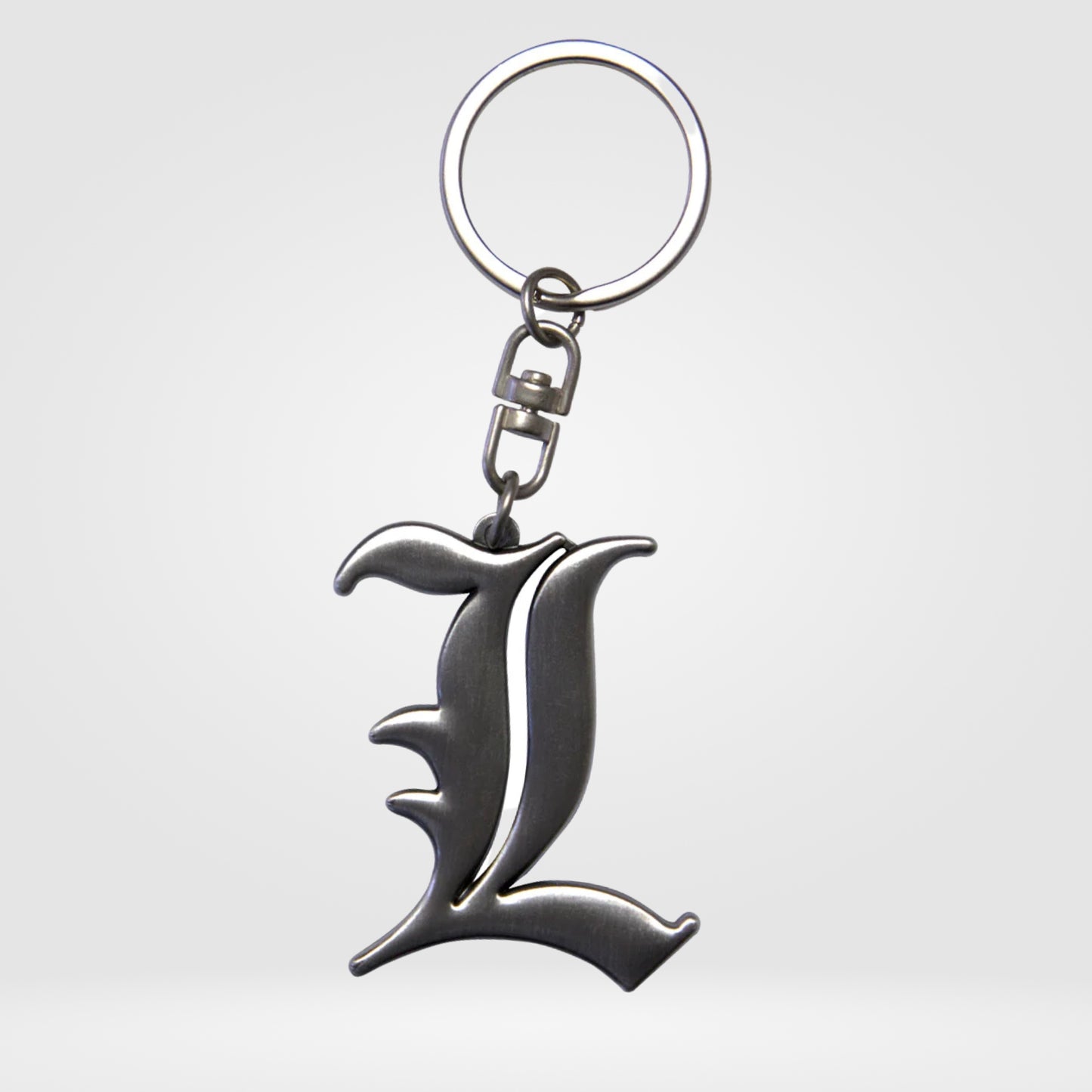 "L" Symbol (Death Note) Sculpted Metal Keychain