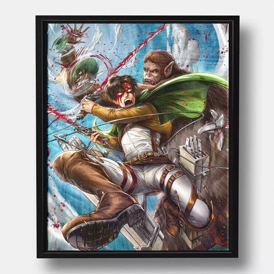Levi Ackerman Attack on Titan Art Print Fearless Captain