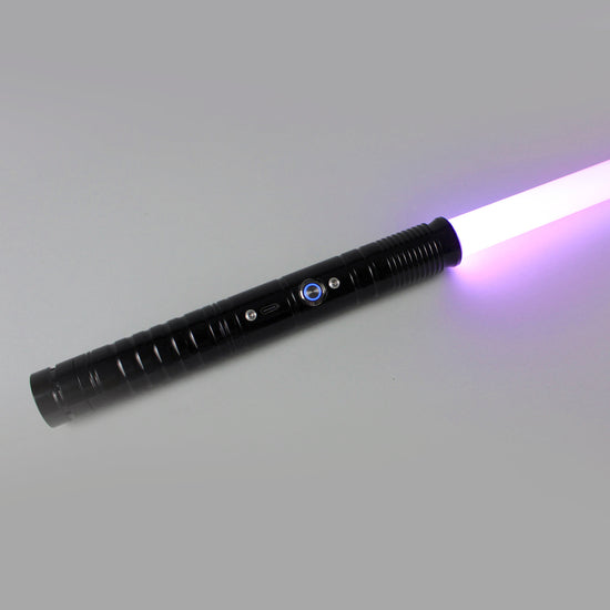 Load image into Gallery viewer, Lightsaber (Star Wars) Black 7 Color RGB LED Prop Replica
