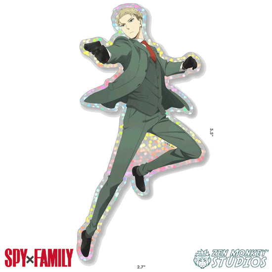 Loid Forger Spy x Family Holo Mega Sticker