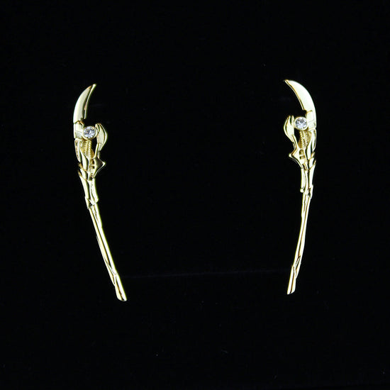Loki Scepter (Marvel) Crystal Drop Stud Earrings