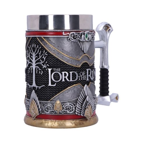 Lord of the Rings Aragorn Sculpted Stainless Steel Tankard