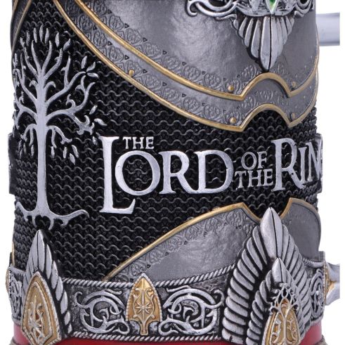 Lord of the Rings Aragorn Sculpted Stainless Steel Tankard