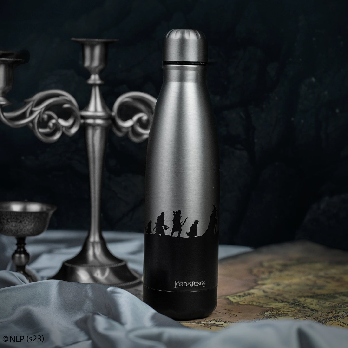 Lord of the Rings Fellowship's Journey Steel Water Bottle