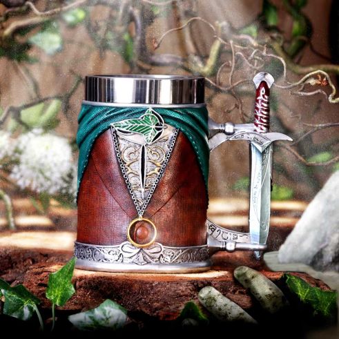 Lord of the Rings Frodo Sculpted Stainless Steel Tankard