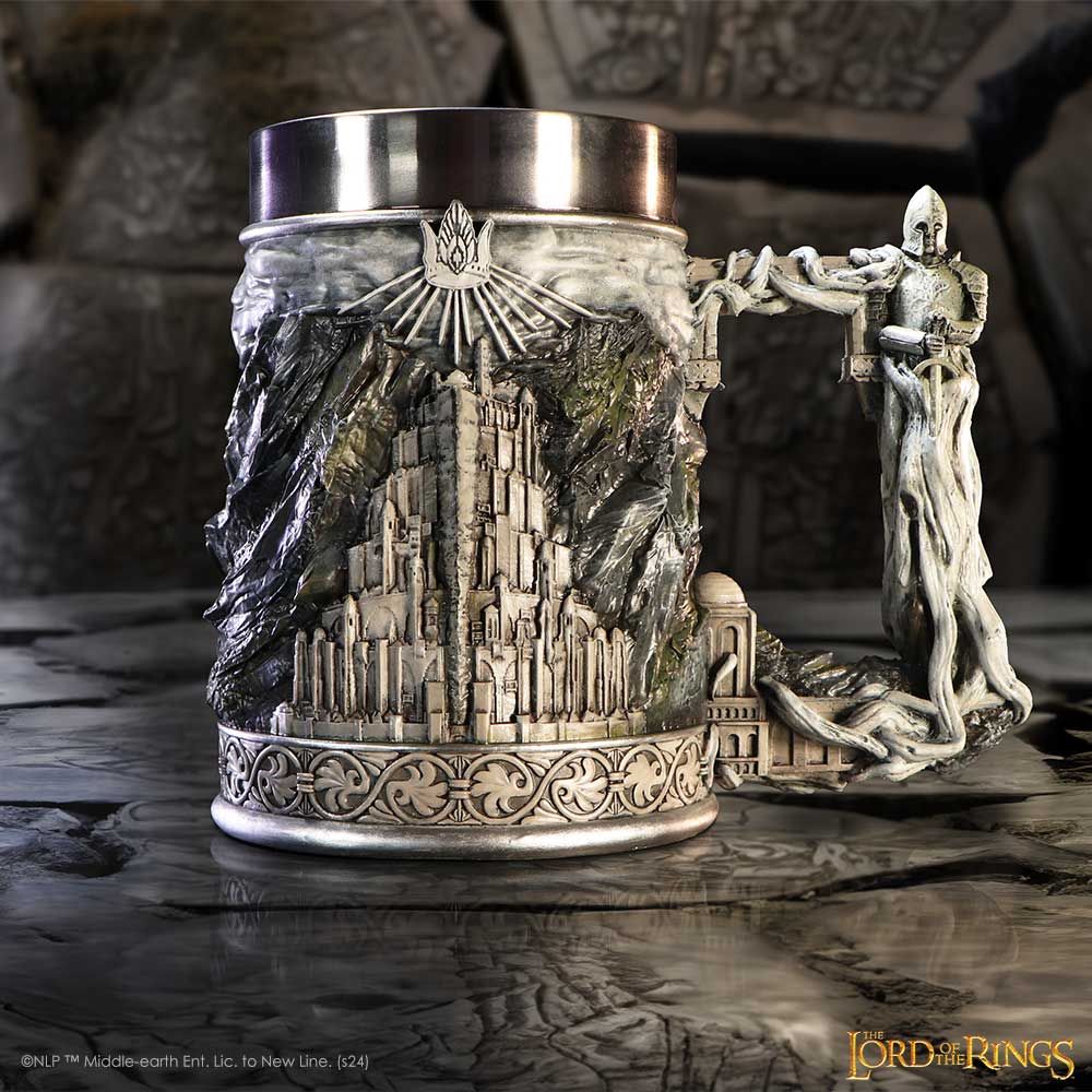 Lord of the Rings Gondor Sculpted Stainless Steel Tankard