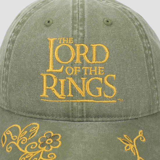 Lord of the Rings Logo Floral Embroidered Hat