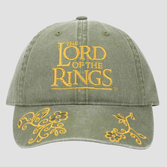 Lord of the Rings Logo Floral Embroidered Hat