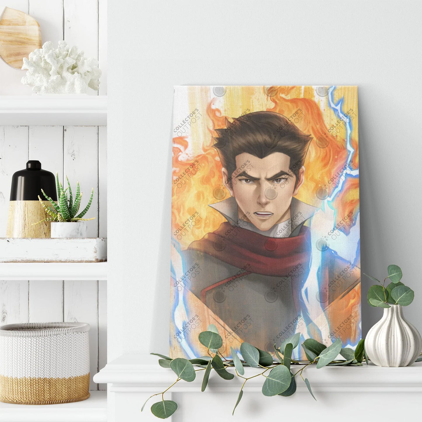 Mako "Fire Brother" (Avatar: The Legend of Korra) Legacy Portrait Art Print