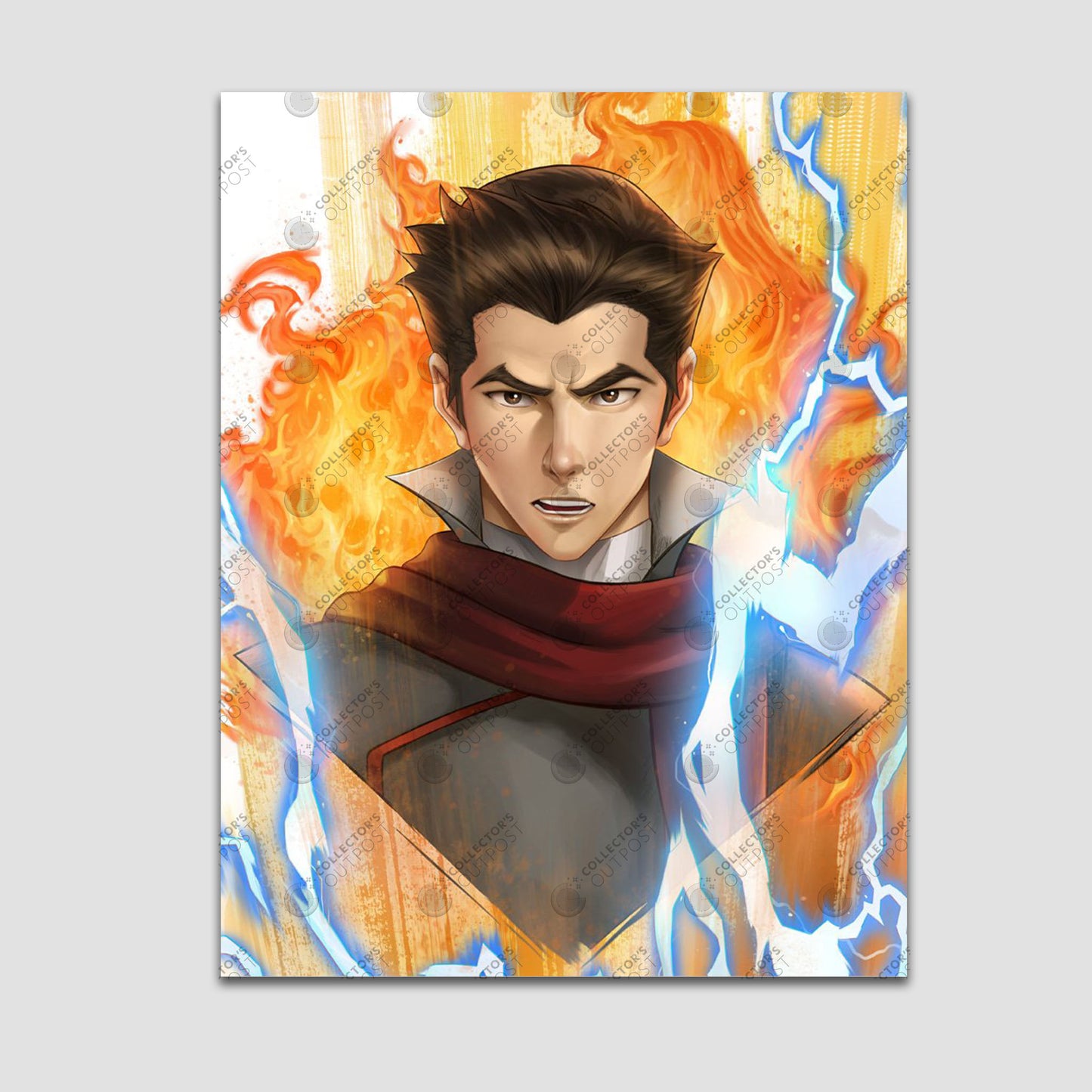 Mako "Fire Brother" (Avatar: The Legend of Korra) Legacy Portrait Art Print