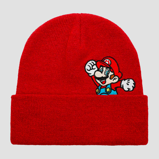 Mario (Super Mario Bros.) Embroidered Cuff Beanie Hat