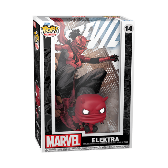 Marvel Comic Covers Funko Pop! Elektra as Daredevil