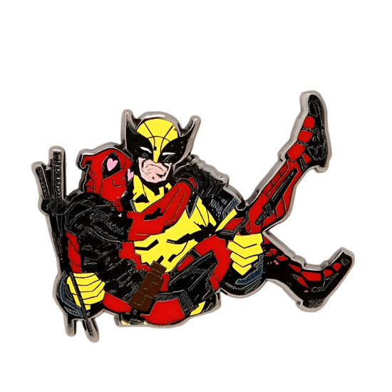 Marvel Deadpool & Wolverine Hug Enamel Pin