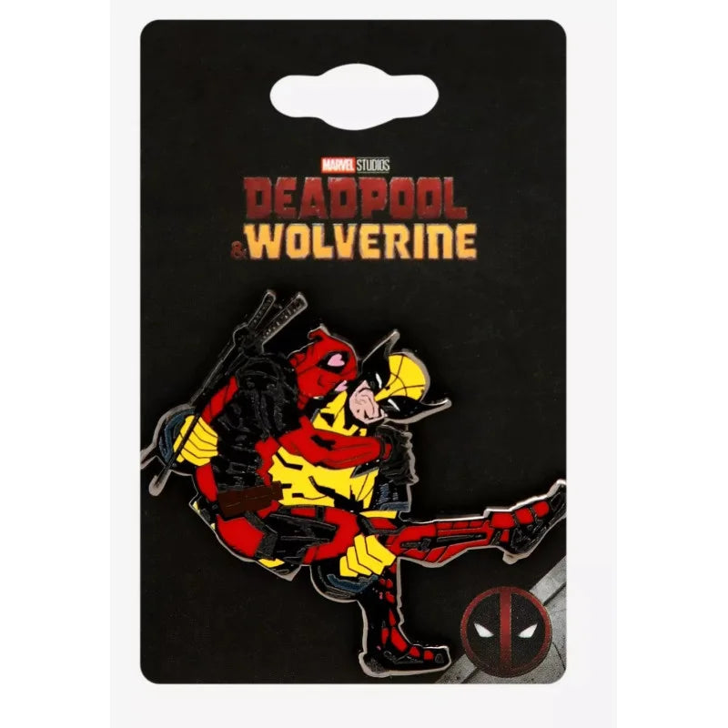 Marvel Deadpool & Wolverine Hug Enamel Pin