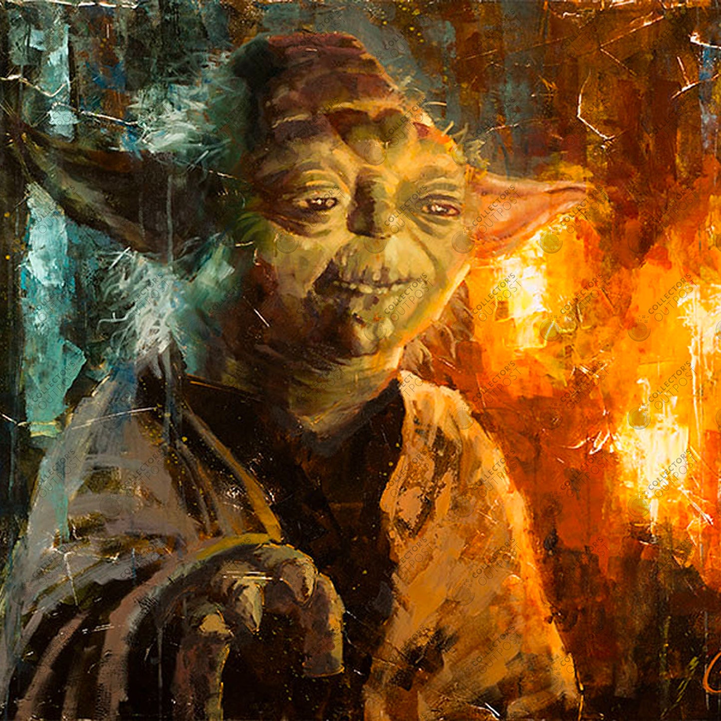 Master Yoda (Star Wars) Premium Art Print