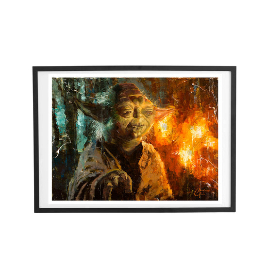 Master Yoda (Star Wars) Premium Art Print