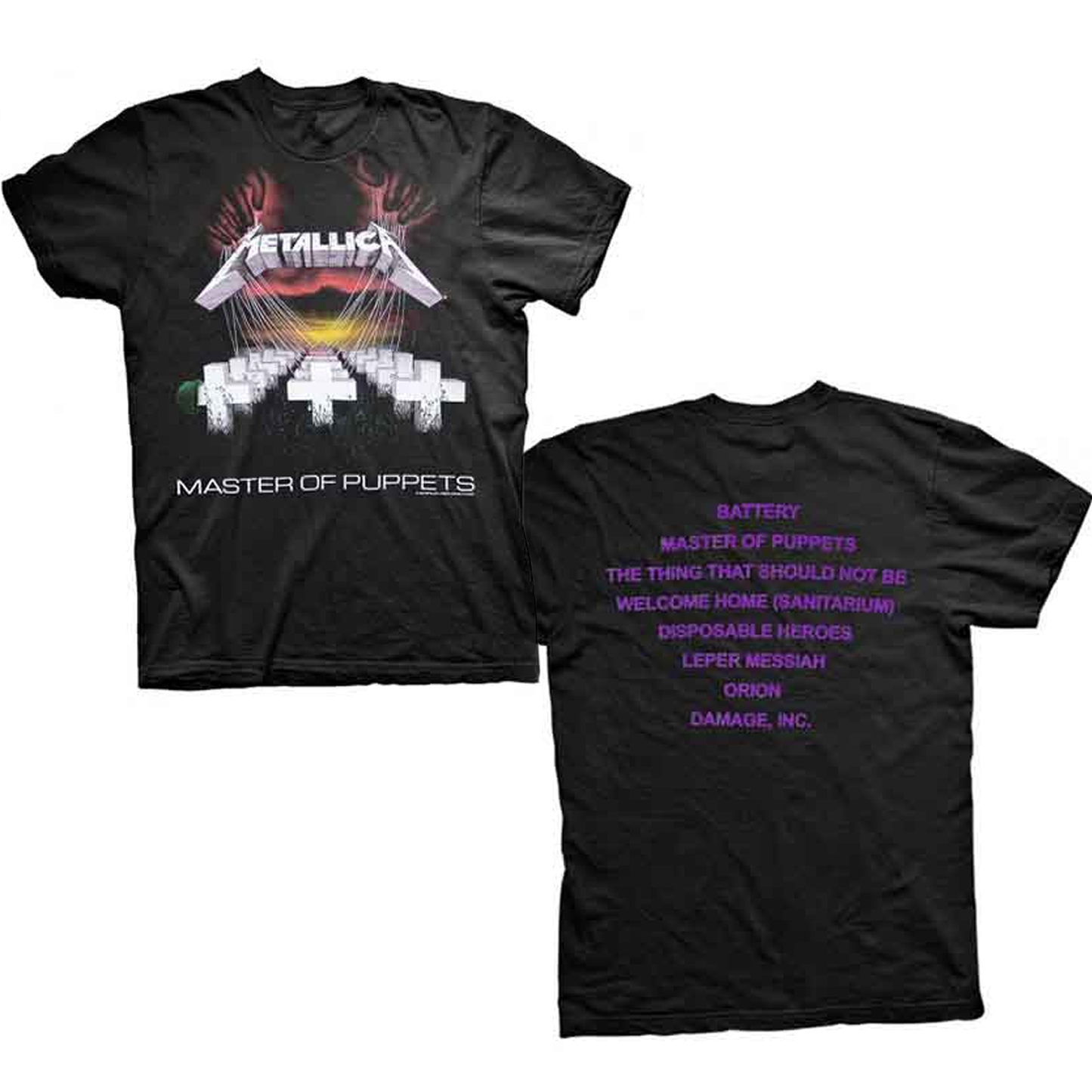 Metallica "Master of Puppets" Album T-Shirt